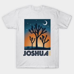 Joshua Tree National Park Travel Poster Apparel T-Shirt